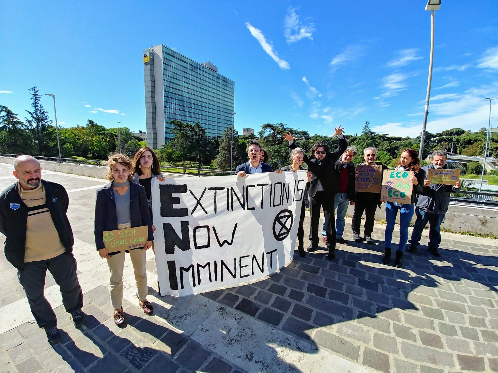 manifestazione eni roma