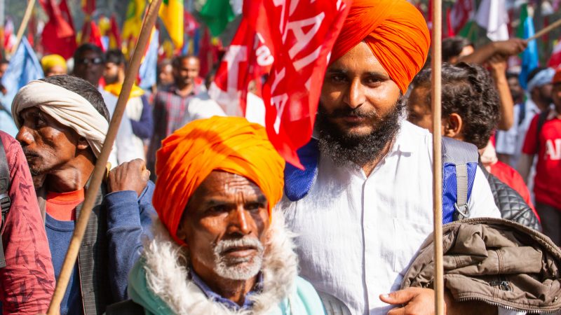 protesta India AIKSCC