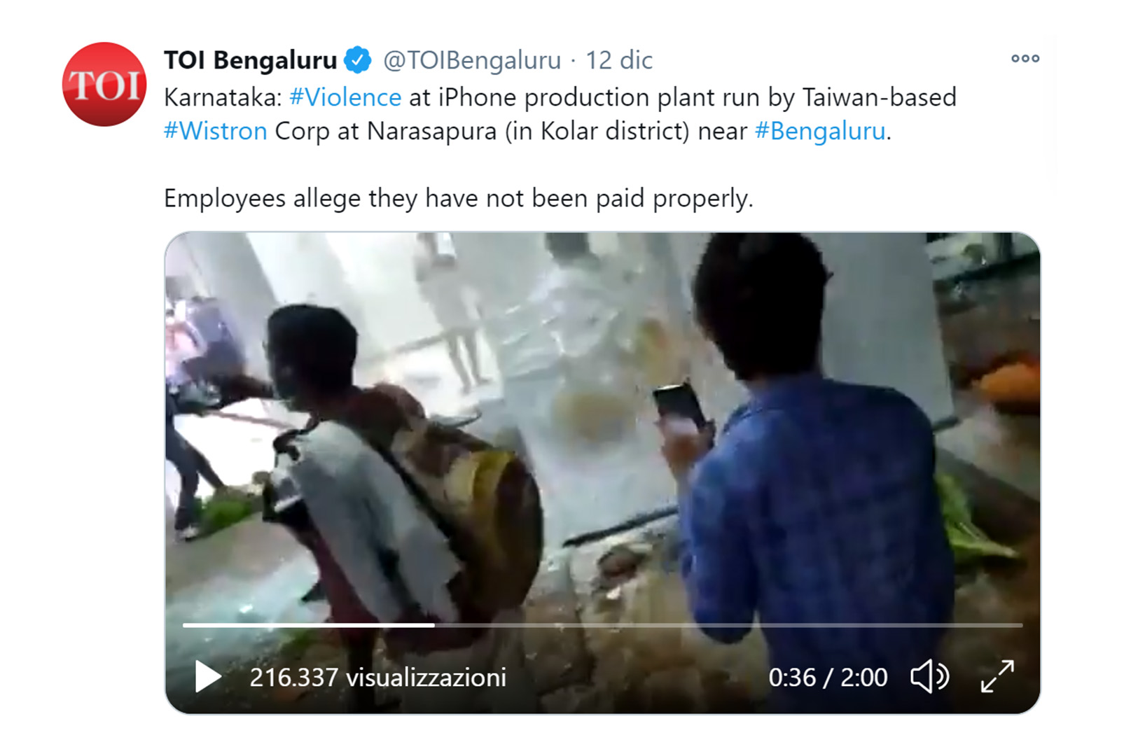 bengalore-rivolta