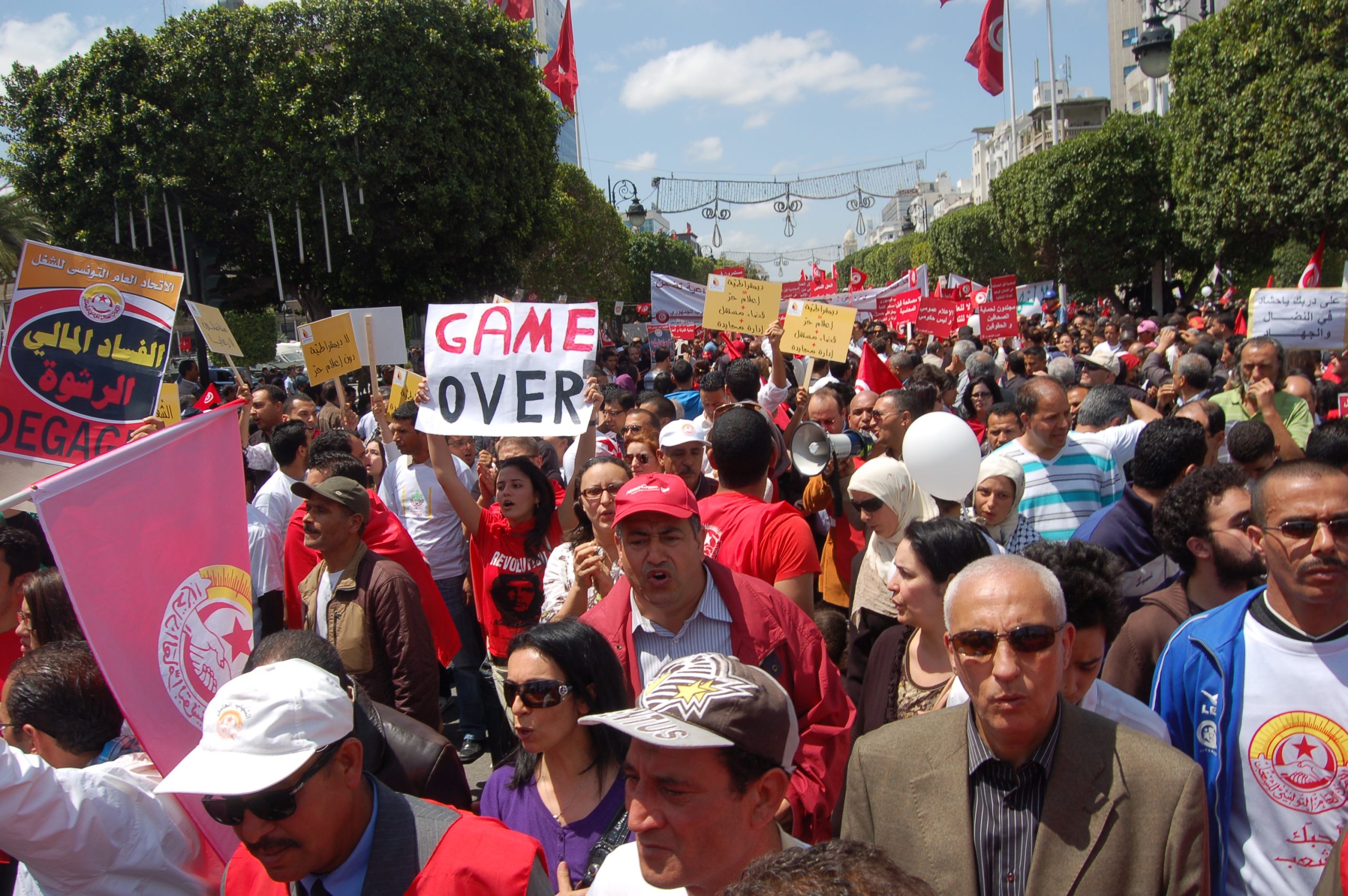 proteste tunisia