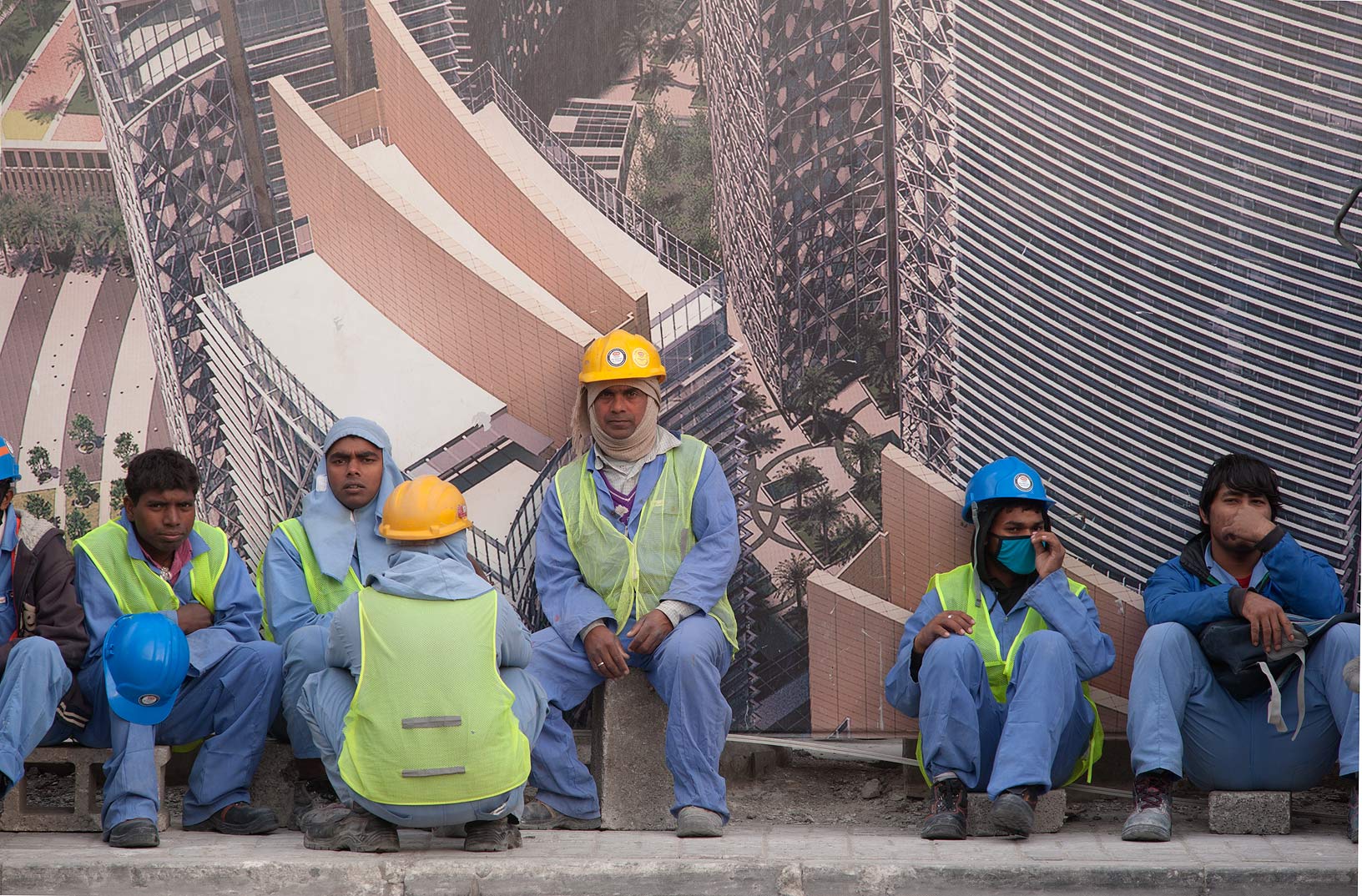 lavoratori Qatar
