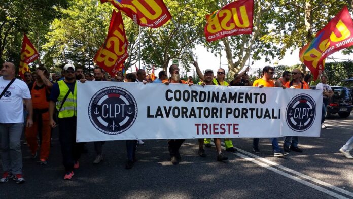 lavoratori porto Trieste