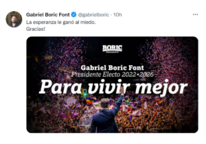 Vittoria Cile Boric