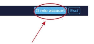 Pulsante Il mio account