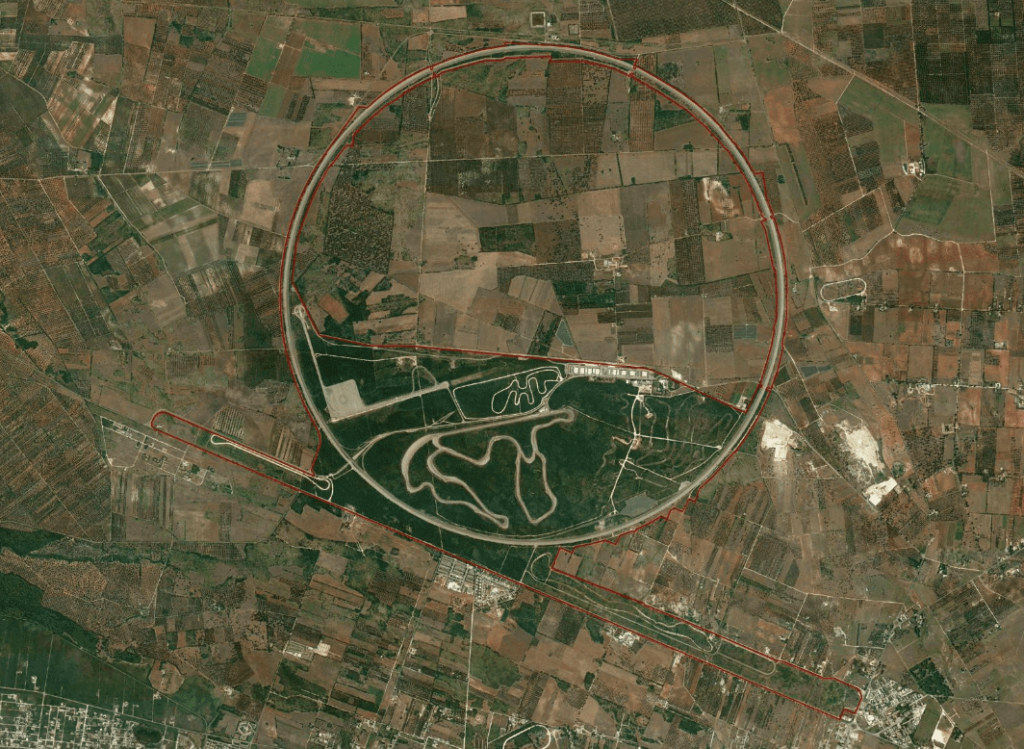 Progetto ampliamento pista di Porsche \ Fonte Italia Nostra