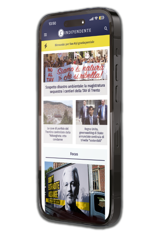 App de L’Indipendente su smartphone