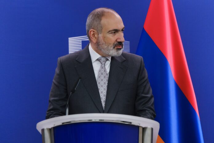 Press,Statements,By,Nikol,Pashinyan,,Armenian,Prime,Minister,,Ahead,Of