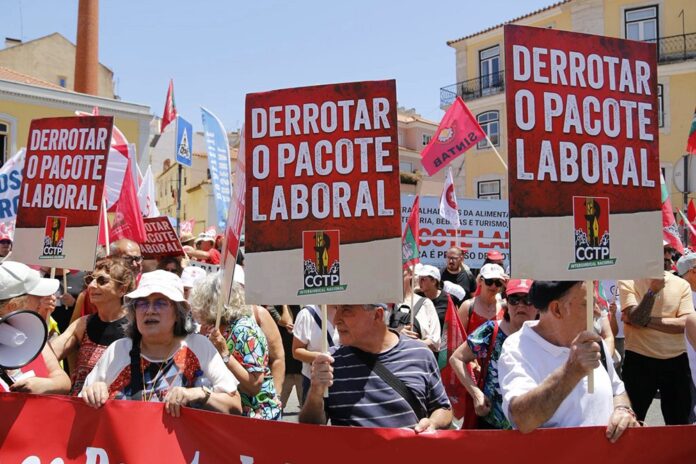 Protesta portogallo